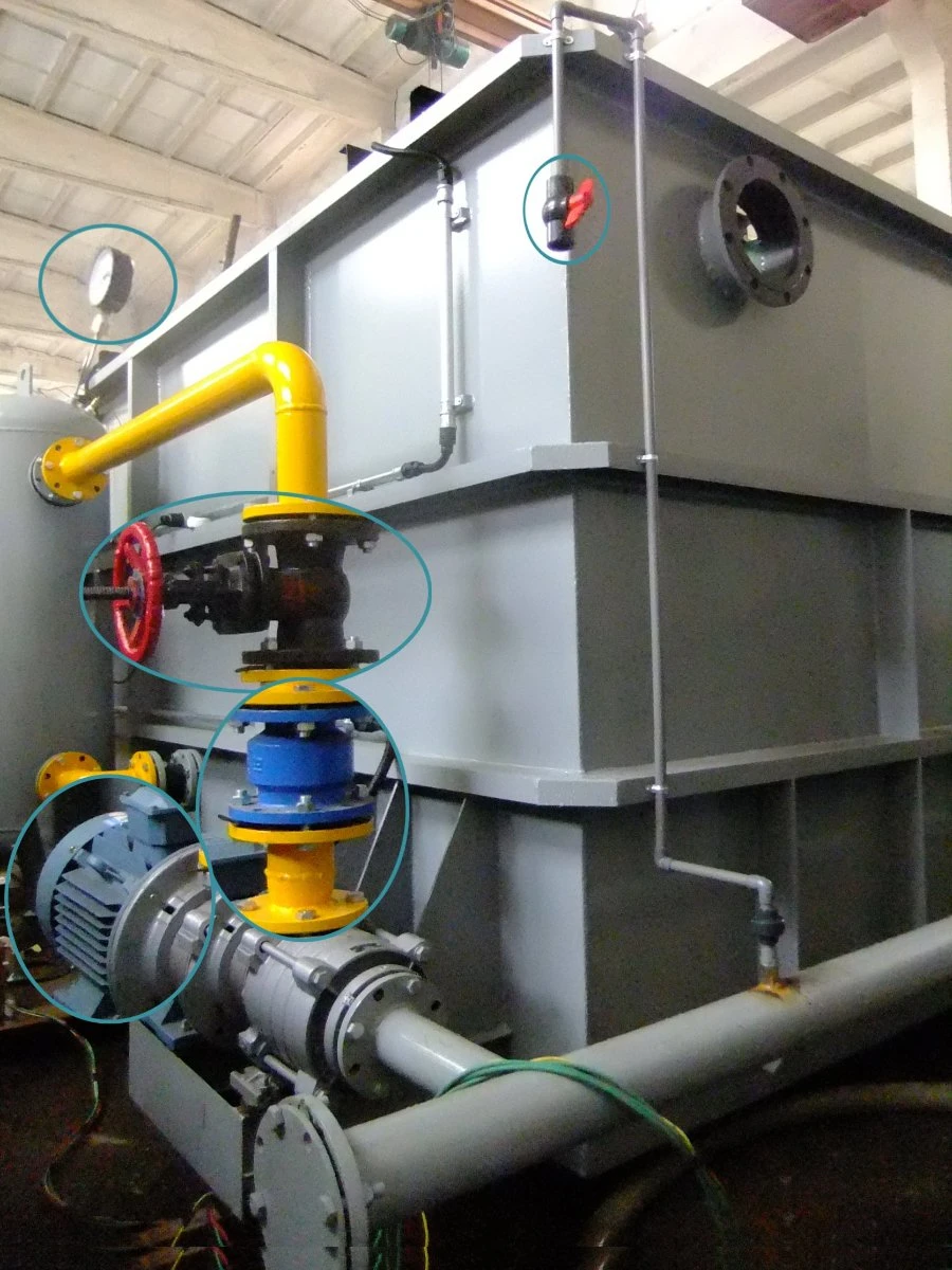 Low Operating Cost Air-Liquid Mixing Pump Daf Dissolved Air Flotation for Oil Sewage