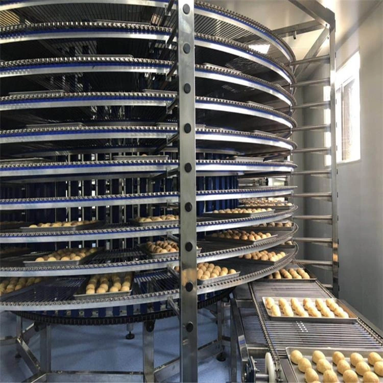 CE Bread Spiral Cooling Screw Conveyor