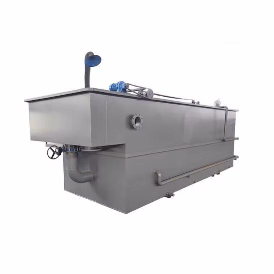 Sistema DAF di flottazione ad aria disciolta per il trattamento delle acque reflue