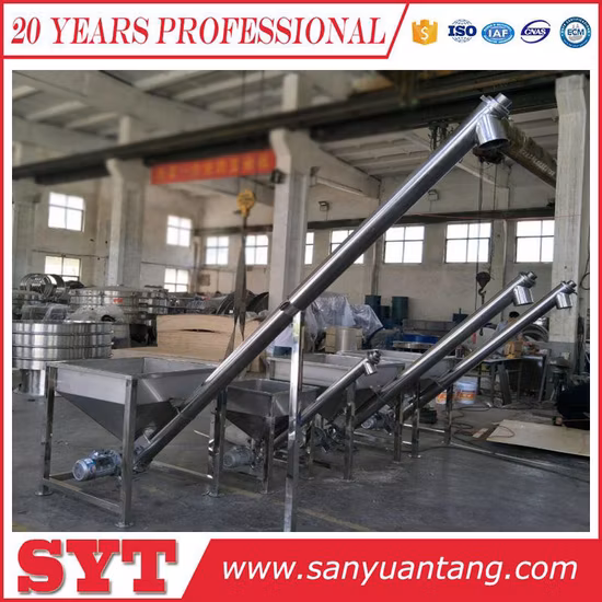 Trasportatore a coclea, trasportatore a spirale per polvere di spezie